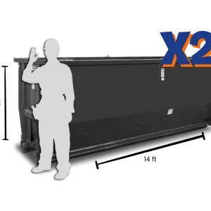 Dumpster 20 yards x2