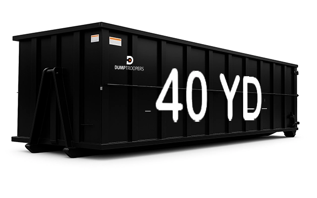 40 yards dumpster dumptroopers